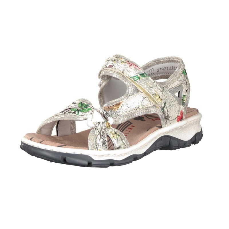 Sandália Rieker 68879-90 Para Mulher - Multicoloridas